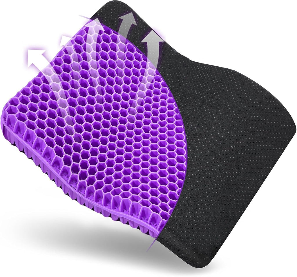 💺 Silicone Gel Seat Cushion for Prolonged Sitting