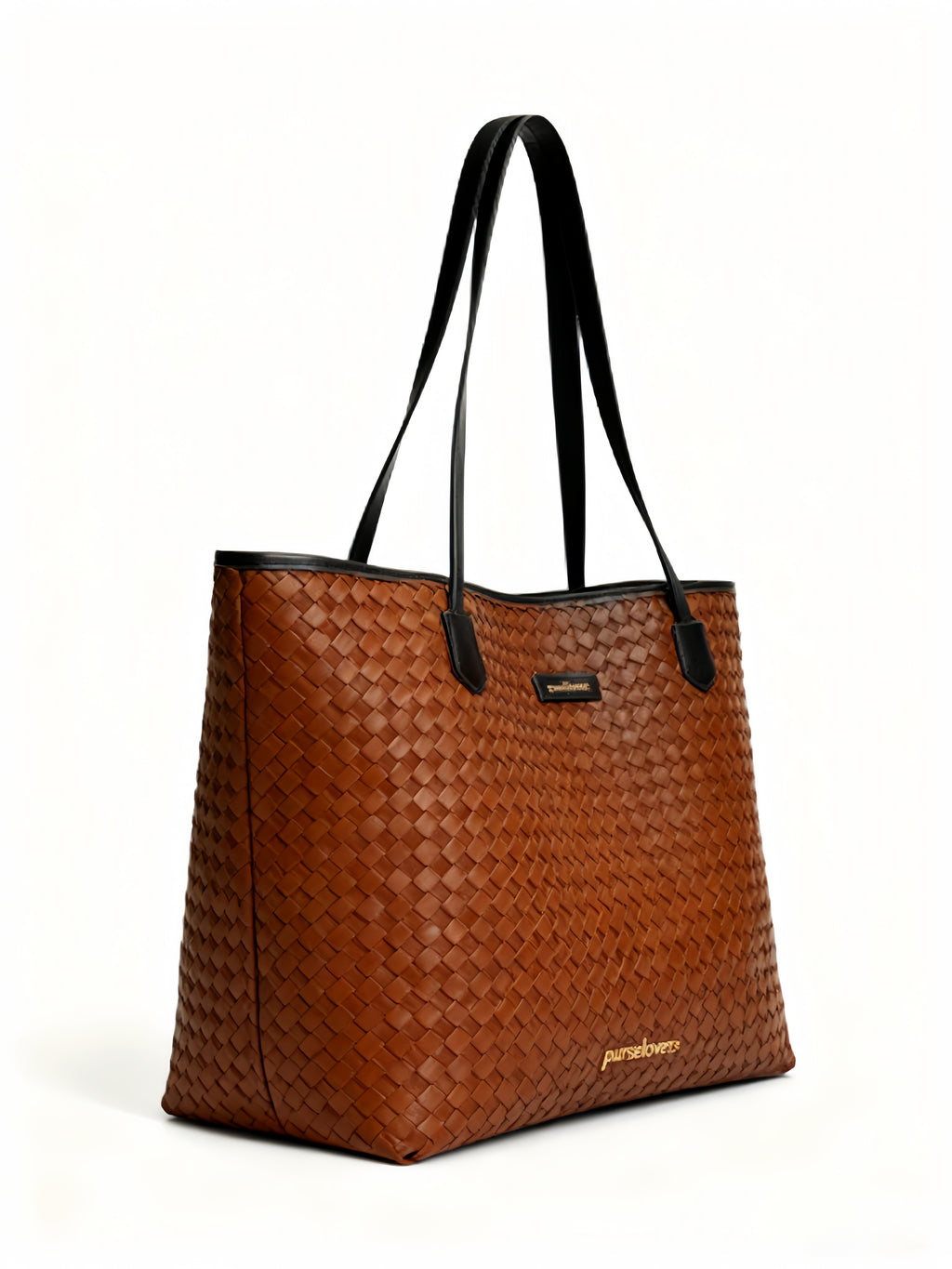 Purselovers Caramel Woven Tote Bag