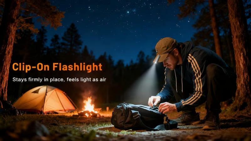 Pocket Rechargeable EDC Flashlight: Mini Keychain Light with Fire Starter & Window Breaker