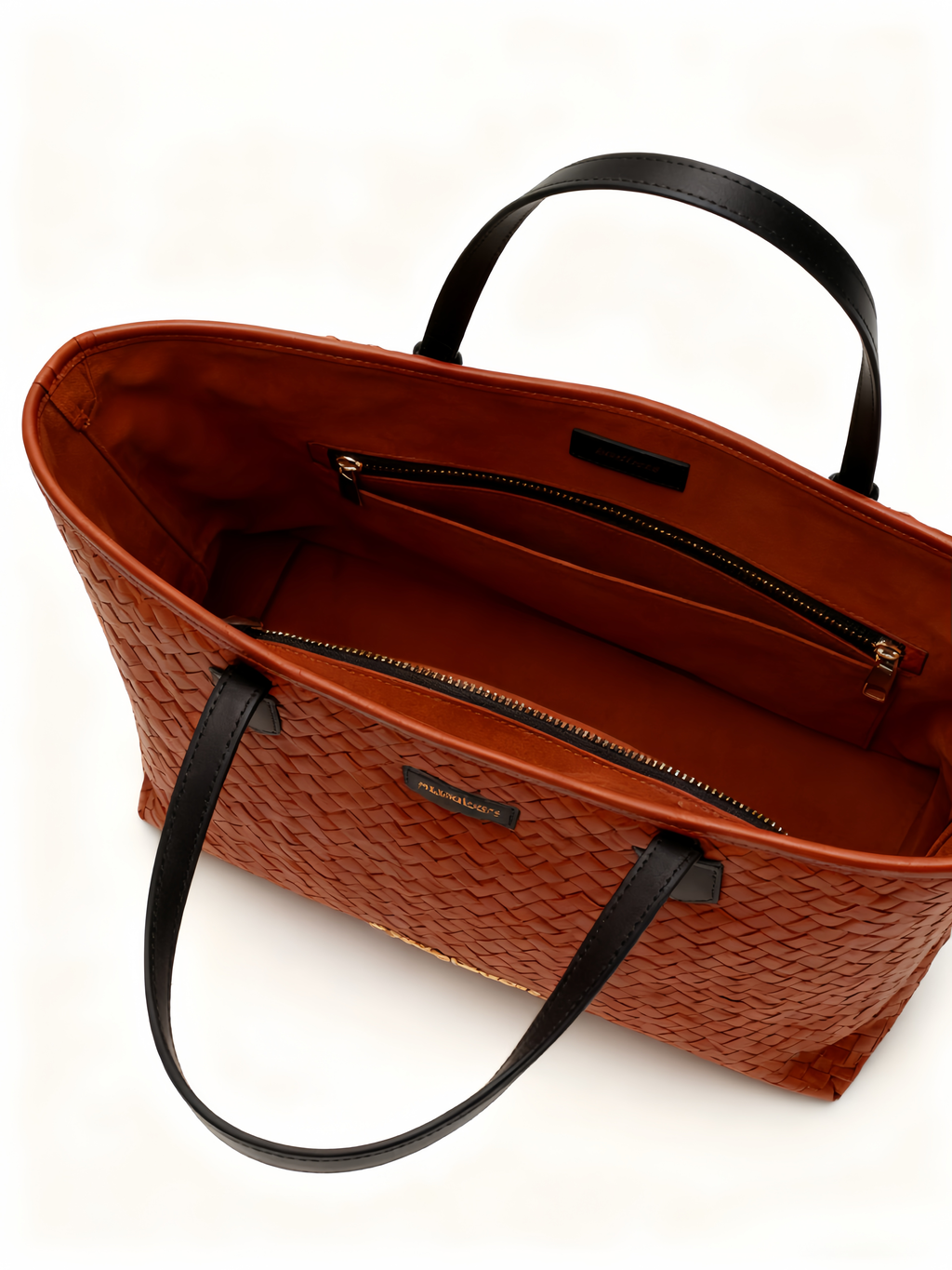 Purselovers Caramel Woven Tote Bag