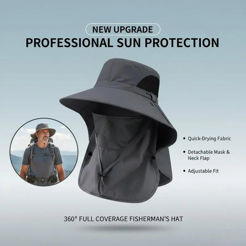 Buy one get one free! Lightweight Summer Fisherman's hat for Hiking, Gardening, and Boating