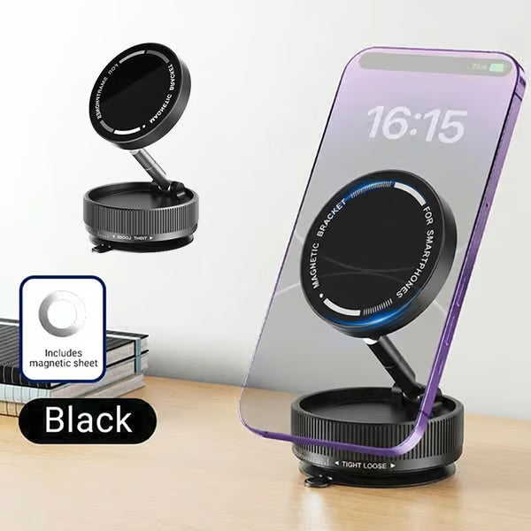 Vacuum Phone Mount with One-Step-Lock