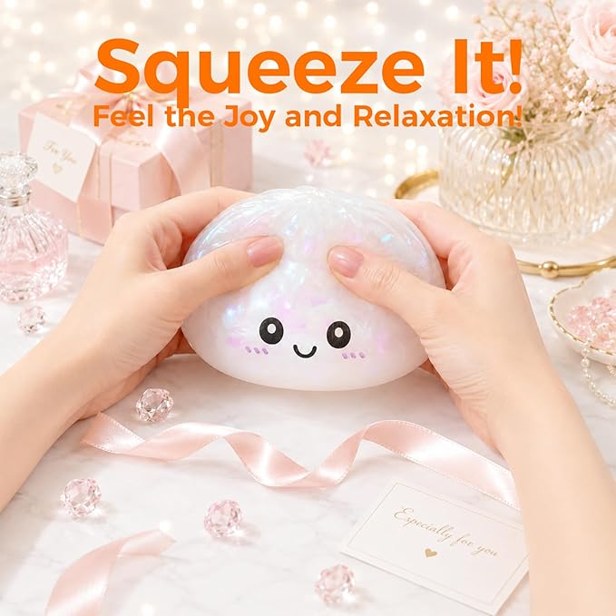 Dumpling Squishy Mystery Box, Random 1 of 14 Colors