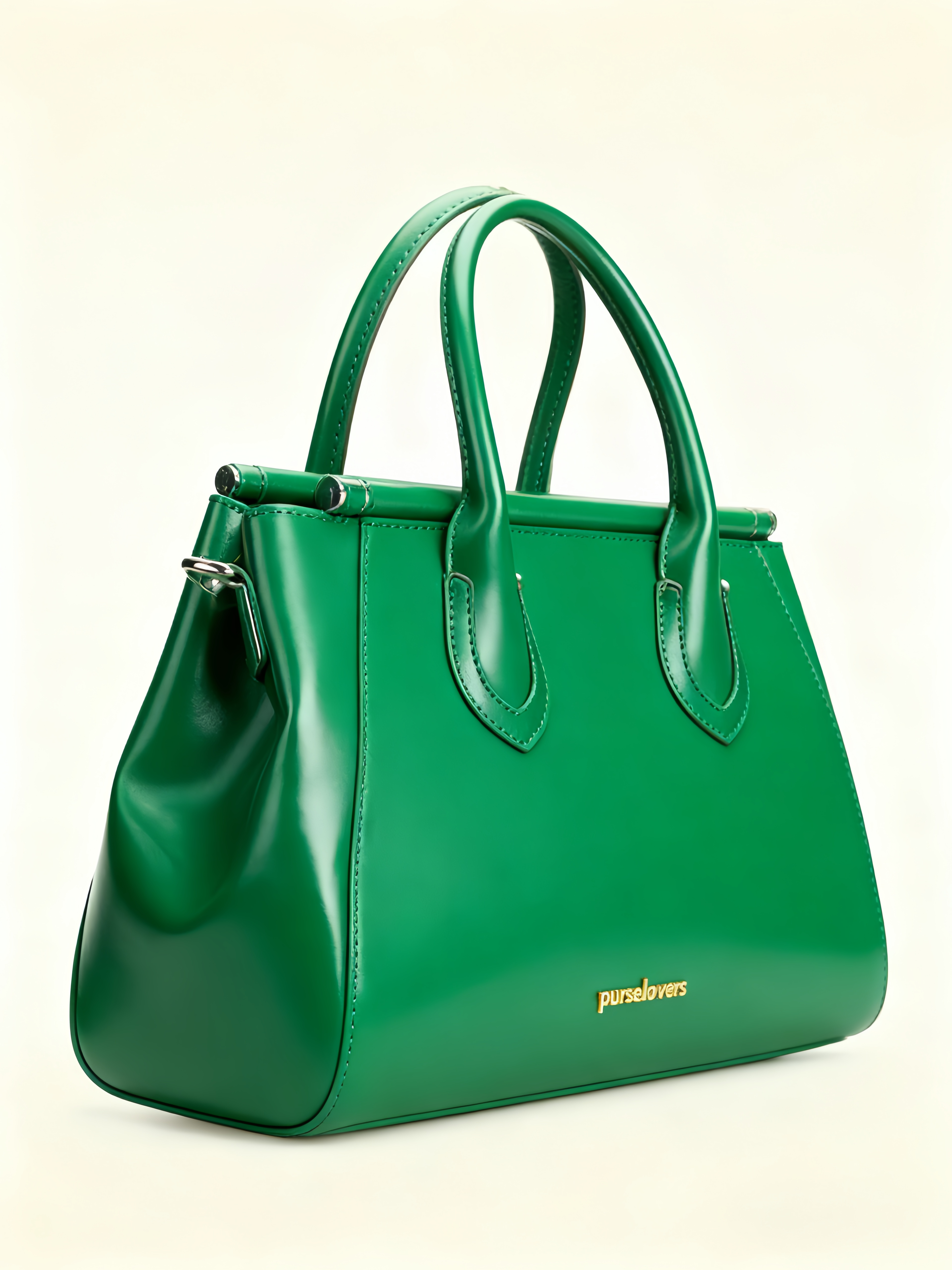 Purselovers Pine Green Vintage Oil Wax Leather Handbag