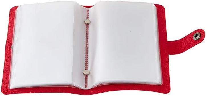 ✝️ Catholic Holy Card Holder – Pocket Prayer Card Organizer with Snap Closure