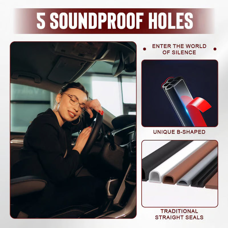 70%OFF Car Noise Reduction Dust-proof Rubber Seal Strip