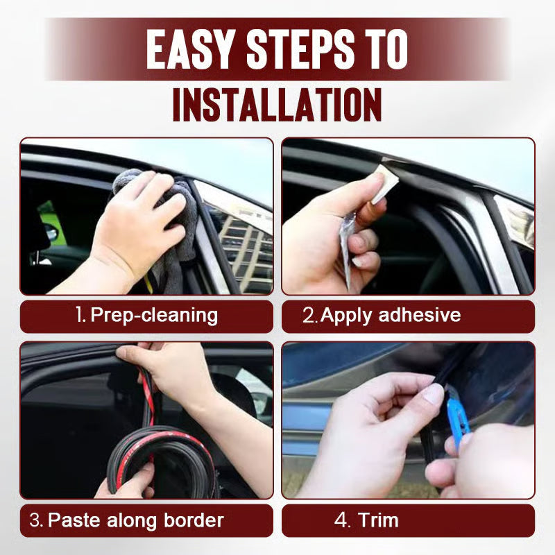 70%OFF Car Noise Reduction Dust-proof Rubber Seal Strip