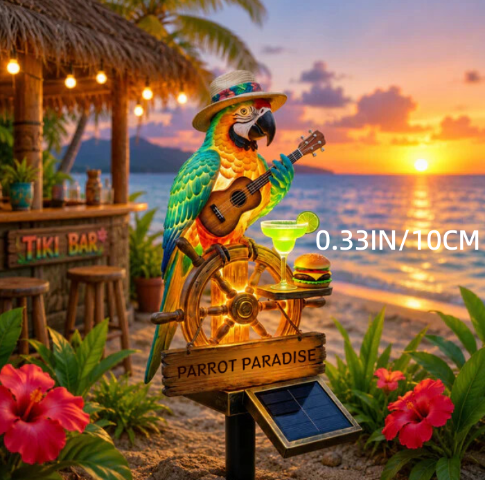 🔥Last Day 49% OFF🔥 - 🌴 Solar-Powered Parrot Garden Light