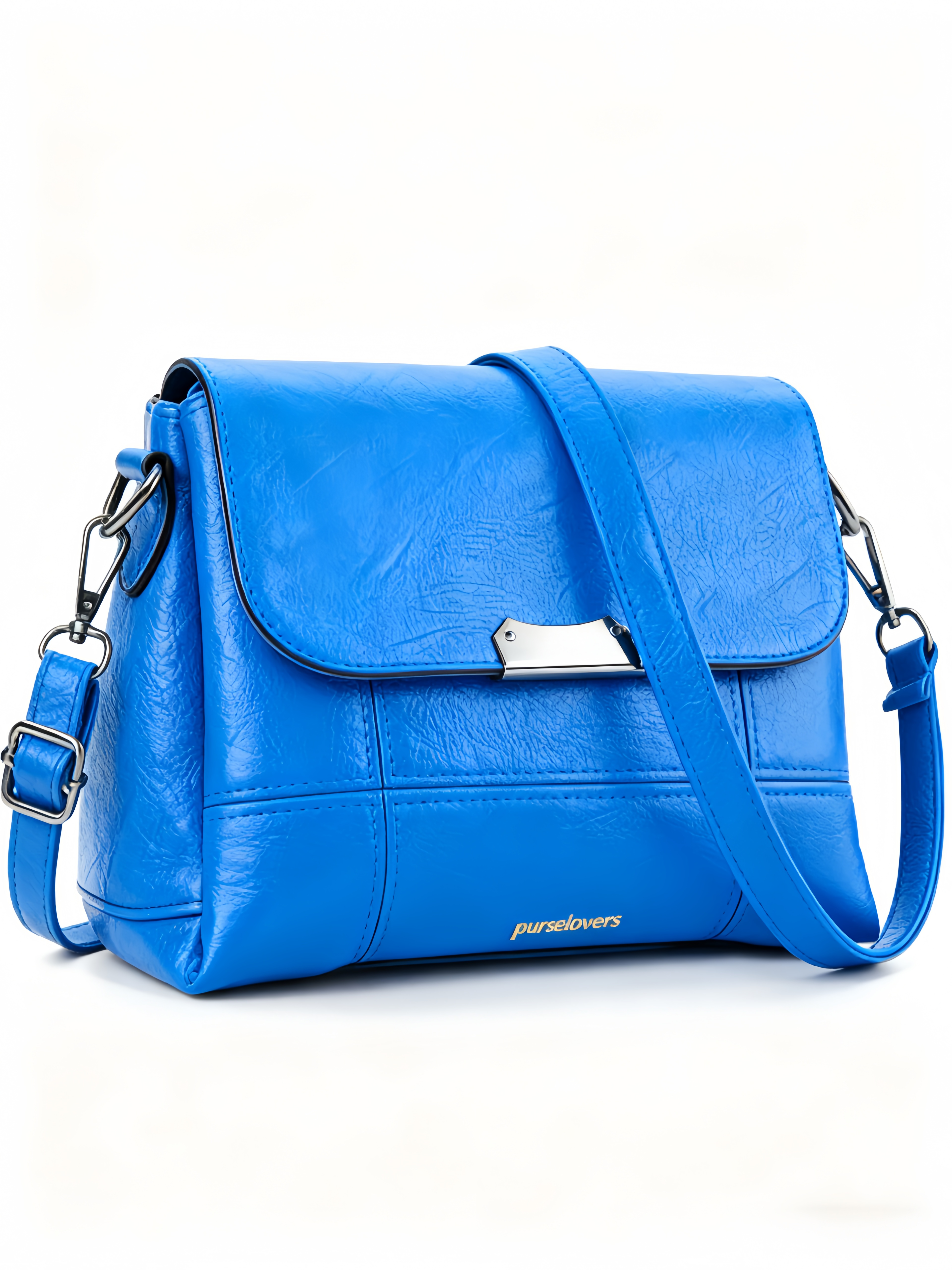Purselovers Azure Haze Blue Gold Label Commuter Bag