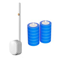Hands-Free Flip-Top Disposable Toilet Brush
