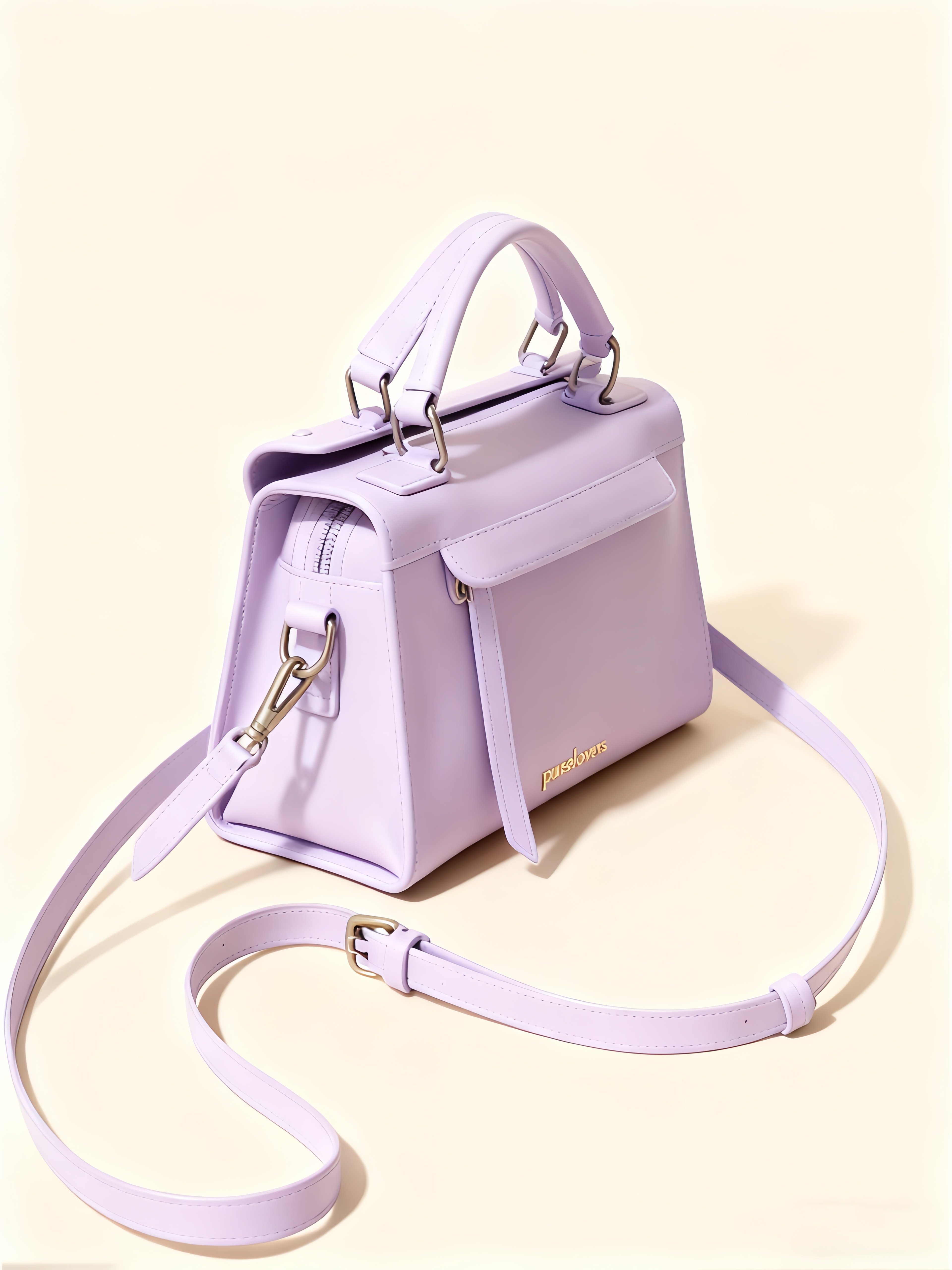 Purselovers Amethyst Taro Purple Vintage Doctor Bag