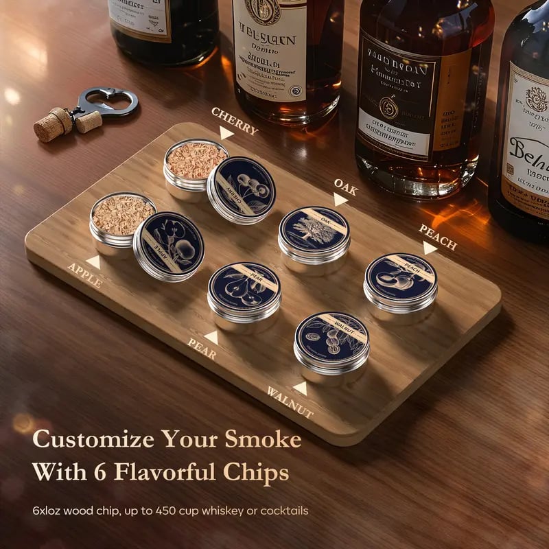 🎁Hot Sale Promotion 39% OFF🔥 Electric Whiskey Smoker Kit