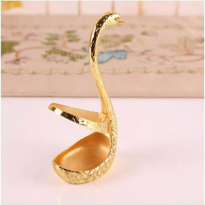 🎁Creative swan design coffee stirring spoon set (6 spoons)✈️