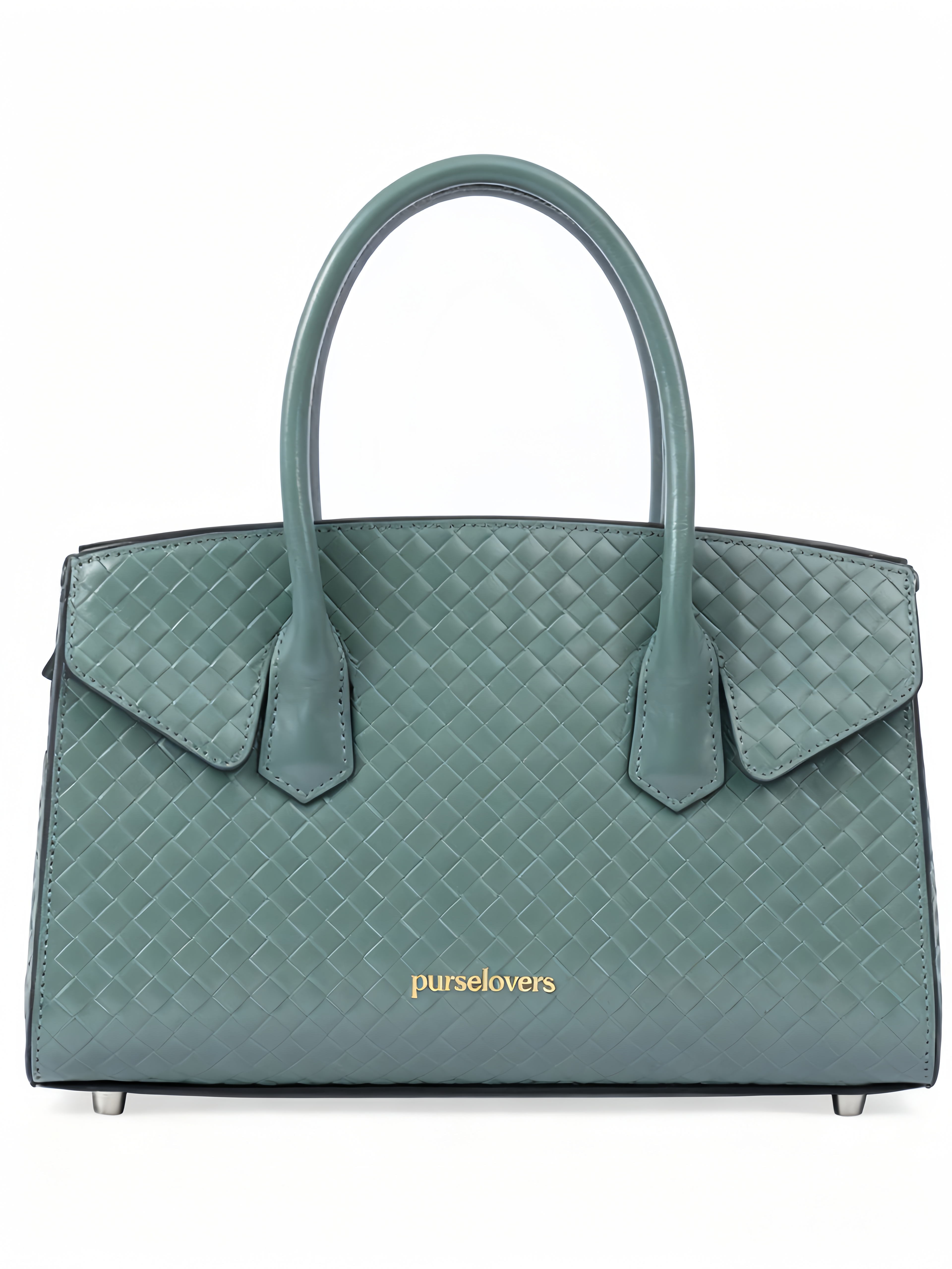 Purselovers woven texture gold label Kelly bag