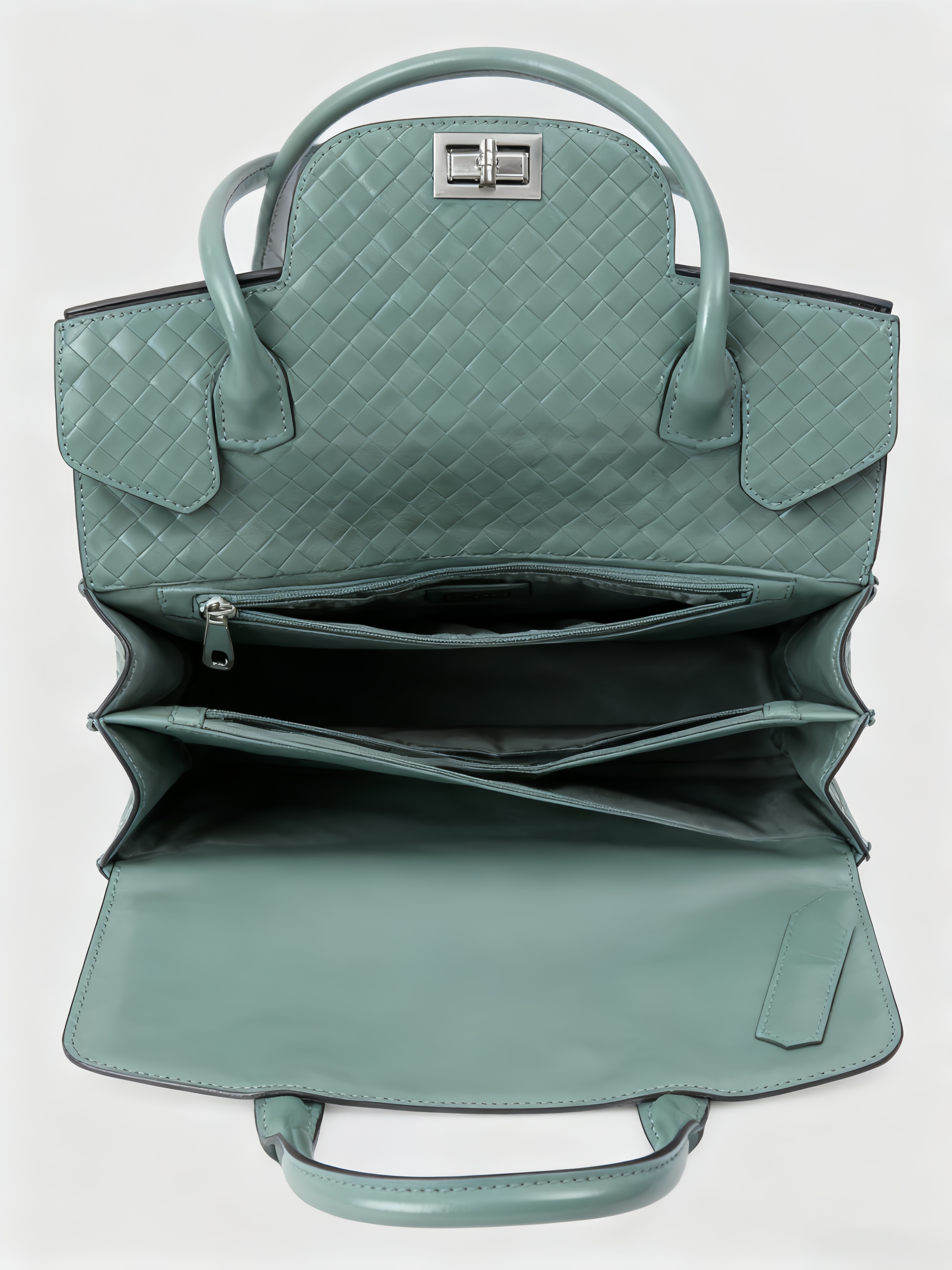 Purselovers woven texture gold label Kelly bag