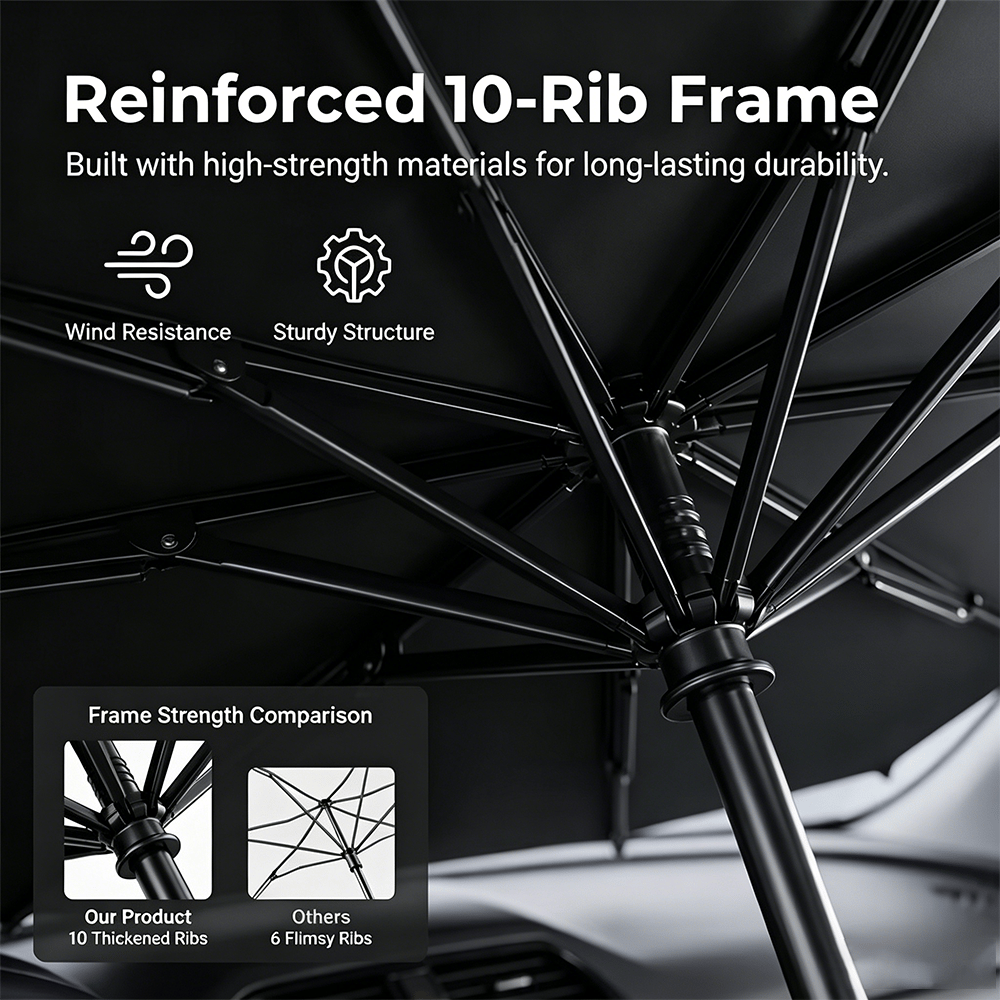 ☀️ Car Windshield Sun Shade Umbrella