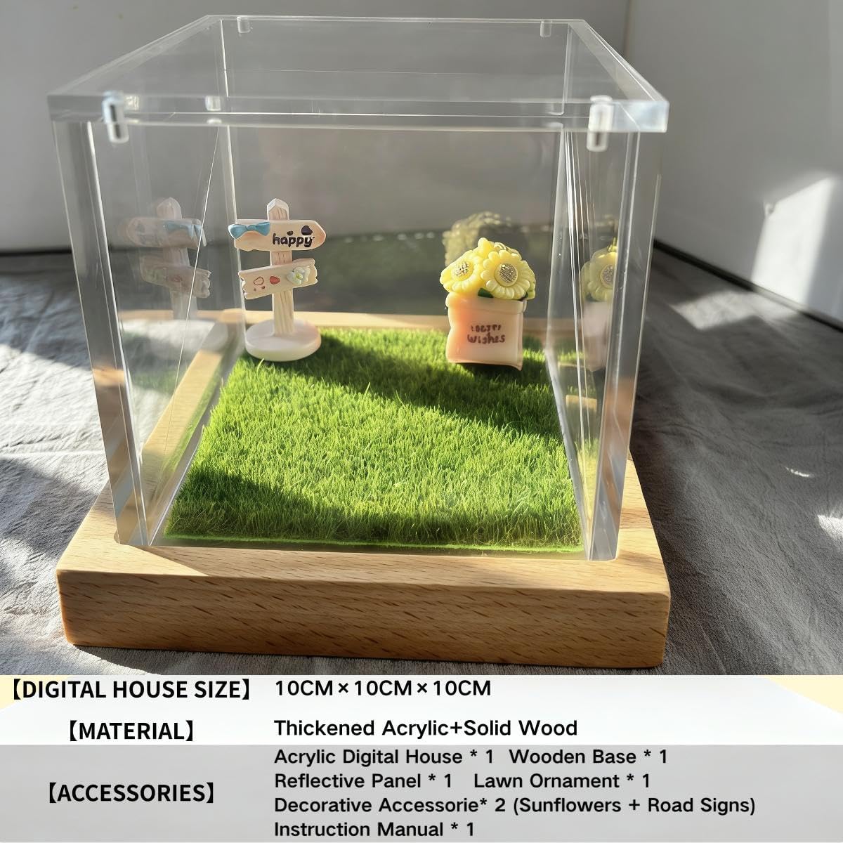 Personalized 3D Holographic Pet Memorial Box, Custom Dog or Cat Memorial Gift with Name - Hologram Video Keepsake for Pet Loss Sympathy, Desktop Ornament for Pet Lovers