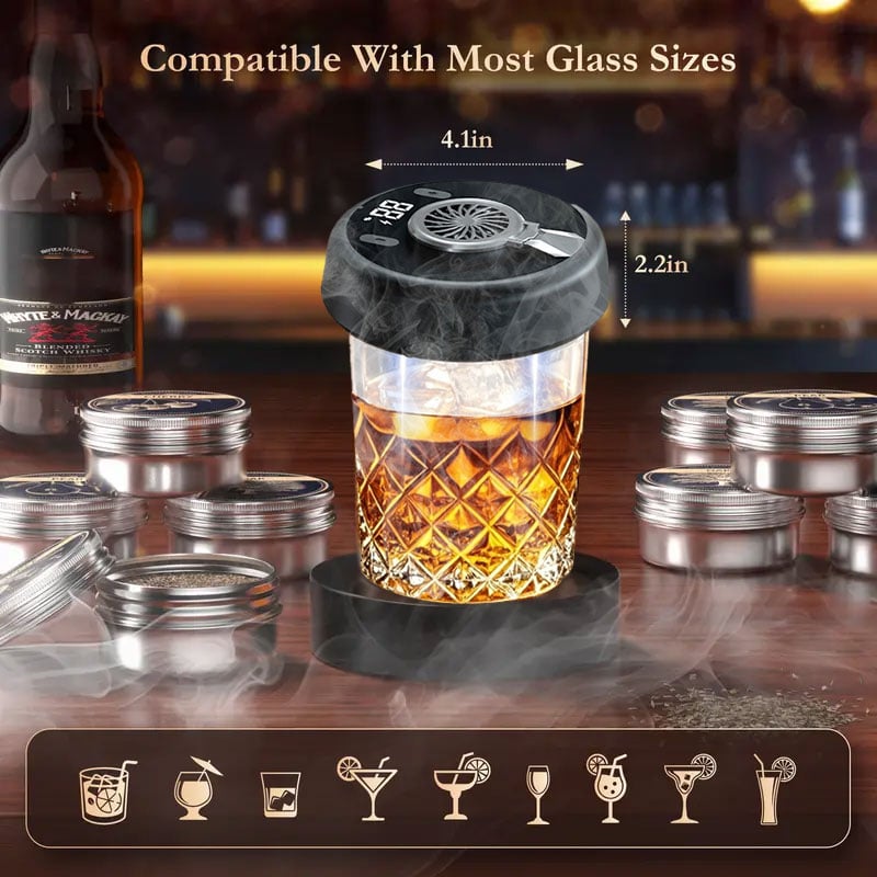 🎁Hot Sale Promotion 39% OFF🔥 Electric Whiskey Smoker Kit