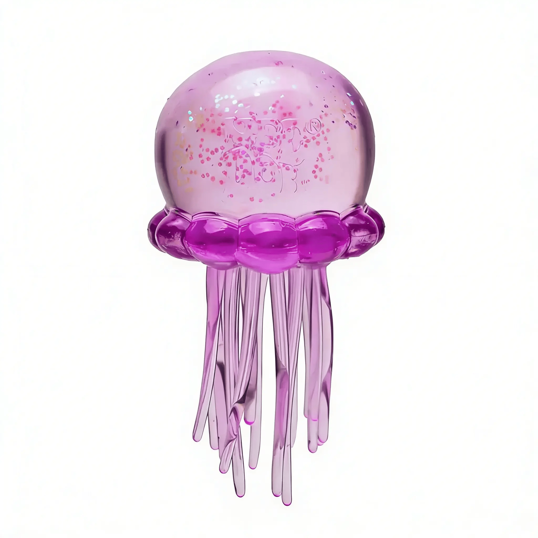 ✨ Cute Glitter Jellyfish Squishy, Easter Basket Stuffer for Kids