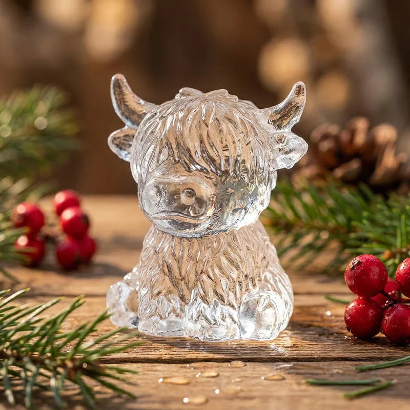 ✨Buy 1 Get 1 Free✨ Highland Cow Ice Cube Mold - Adorable 3D Silicone Tray for Drinks & Parties