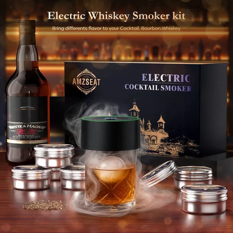 🎁Hot Sale Promotion 39% OFF🔥 Electric Whiskey Smoker Kit