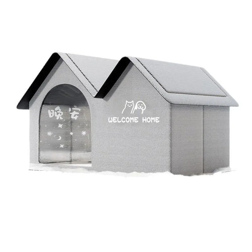 Eco-Friendly Cooling Ice Bed for Cats Dogs Solid Pattern Summer Pet Cat Air Conditioning Tent Winter Dog House Artifact Carton
