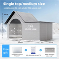 Eco-Friendly Cooling Ice Bed for Cats Dogs Solid Pattern Summer Pet Cat Air Conditioning Tent Winter Dog House Artifact Carton