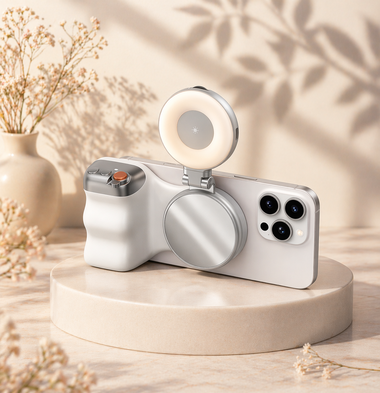 Magnetic Selfie Camera Grip