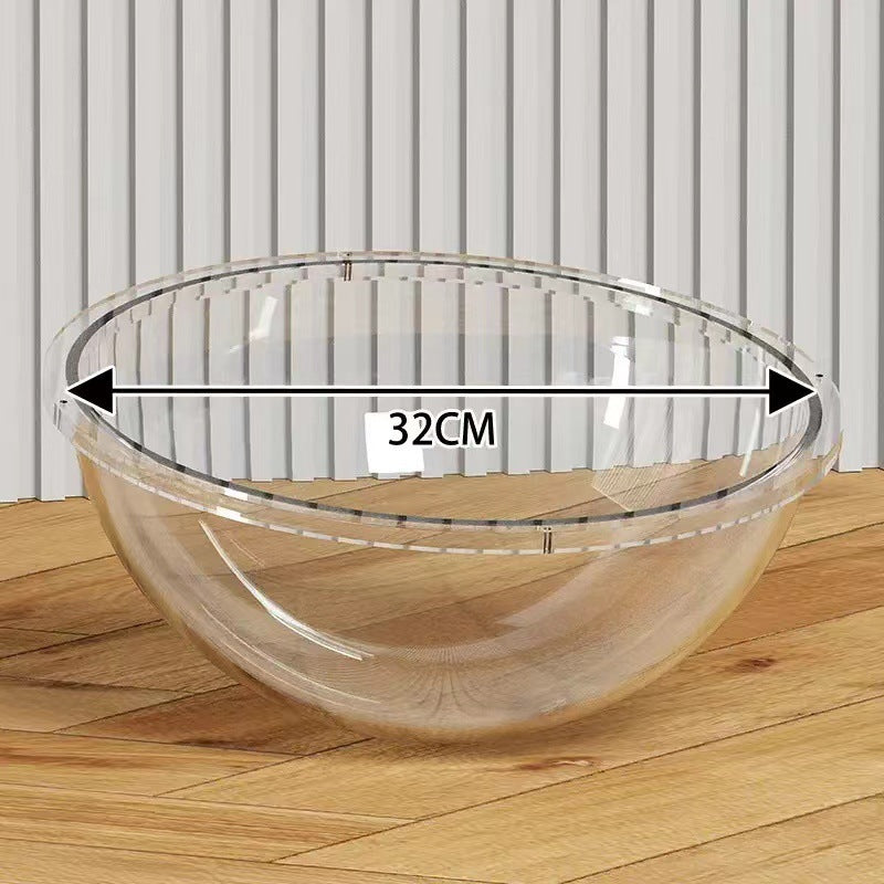 Space Capsule Cat Nest For All Seasons, Cat Nest Turntable, Cat Pet Toy, Cat Bed, Integrated Semi-Enclosed Acrylic Ice Nest