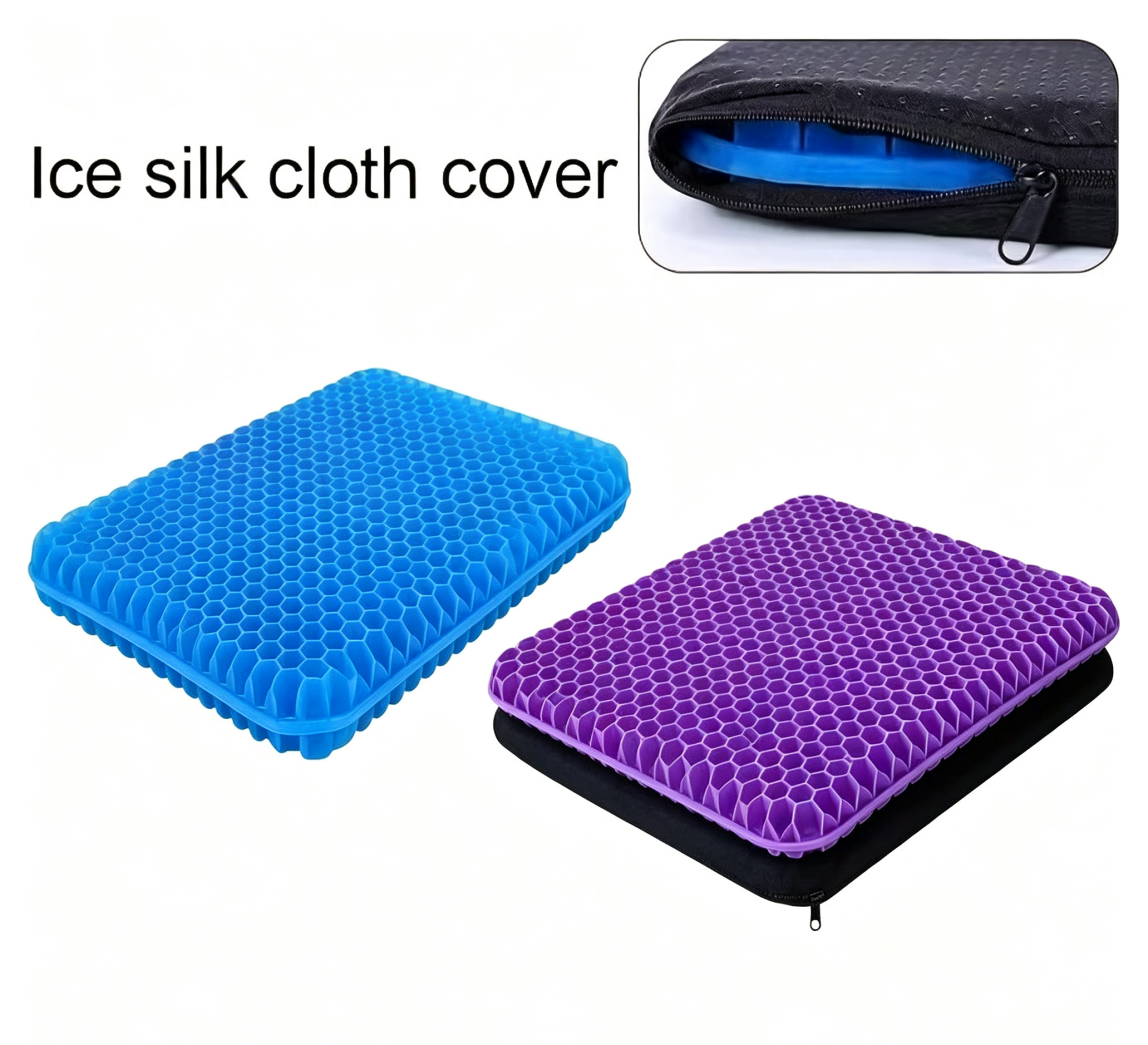 💺 Silicone Gel Seat Cushion for Prolonged Sitting