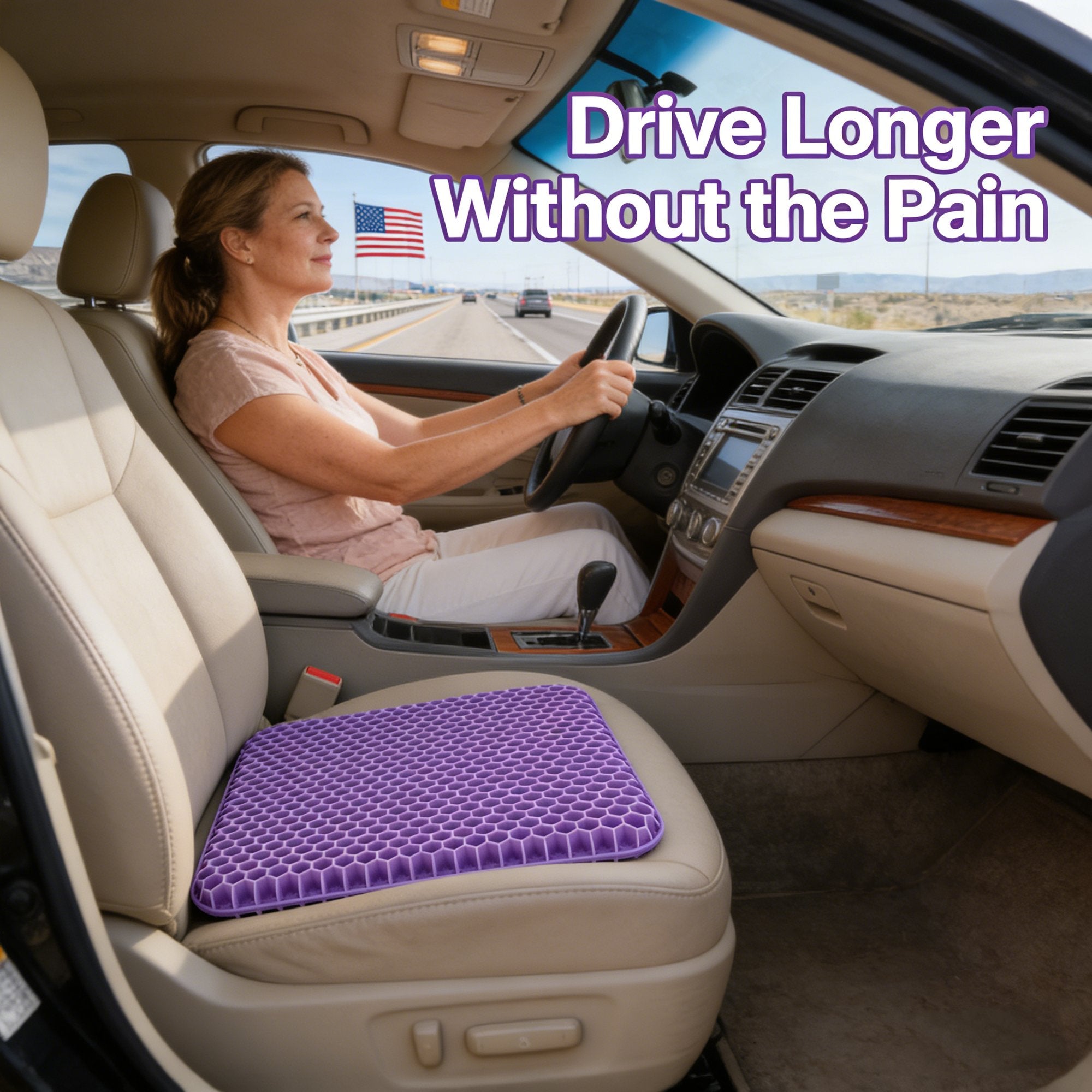 💺 Silicone Gel Seat Cushion for Prolonged Sitting